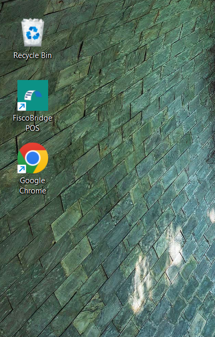 Desktop POS running on Windows after installation