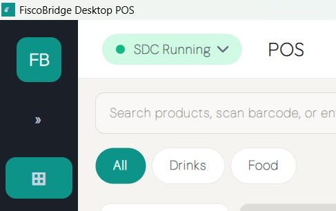 SDC status indicator showing connected, card present, and PIN verified