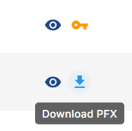 Actions menu dropdown on a licence row showing Edit Description and View Details options